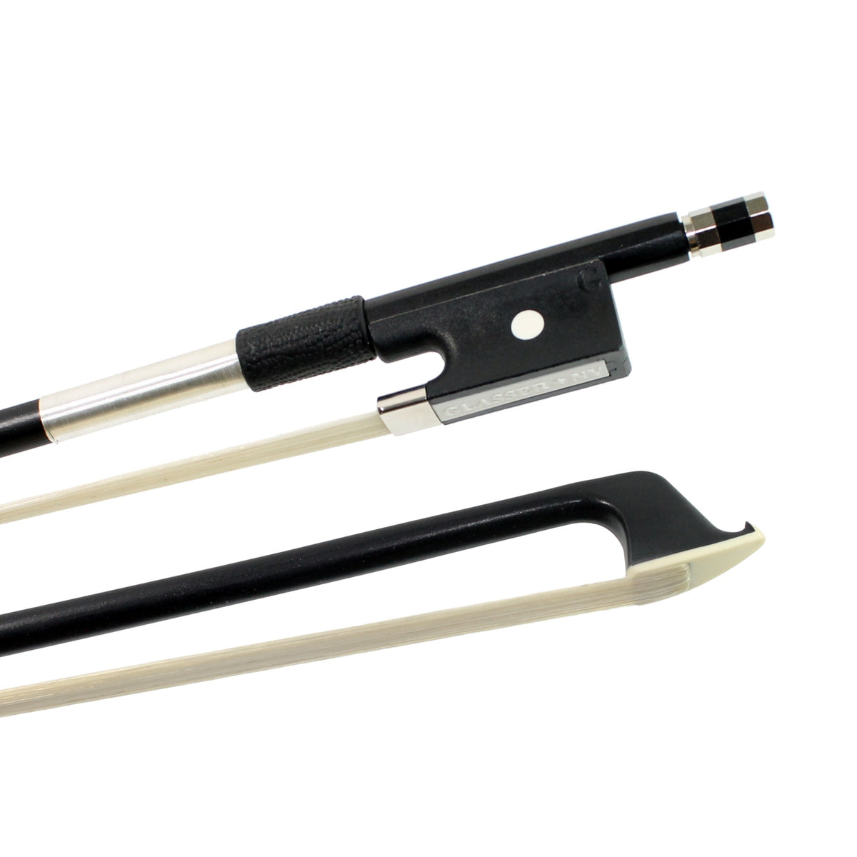 203SH - Violin Bow Fiberglass Half-Lined Frog Nickel Wire Grip
