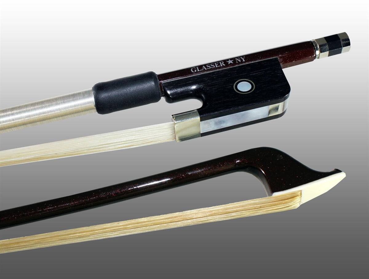 400AC - CELLO BOW ADVANCED COMPOSITE, FULLY-LINED EBONY FROG, NICKEL W ...
