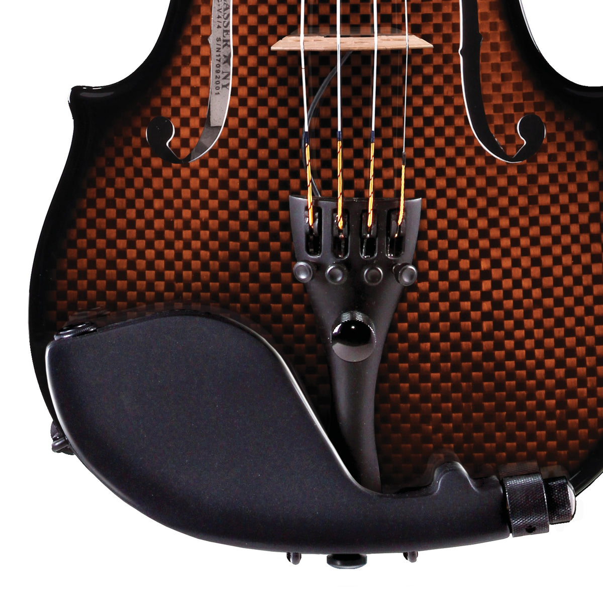 Glasser Active Tailpiece System With Wood Bridge Violin 4-String