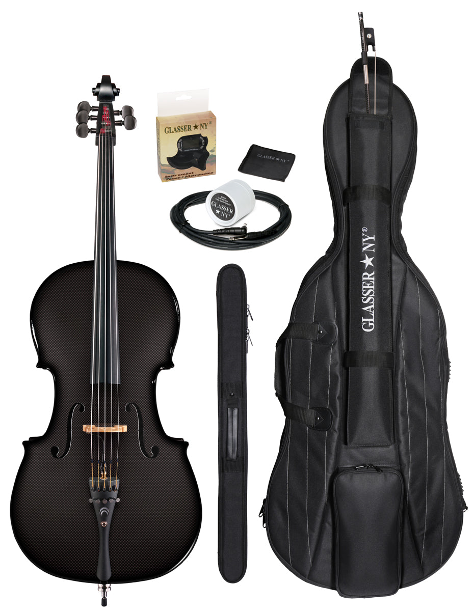 CARBON COMPOSITE ACOUSTIC ELECTRIC CELLO 4/4 5-STRING - OUTFIT