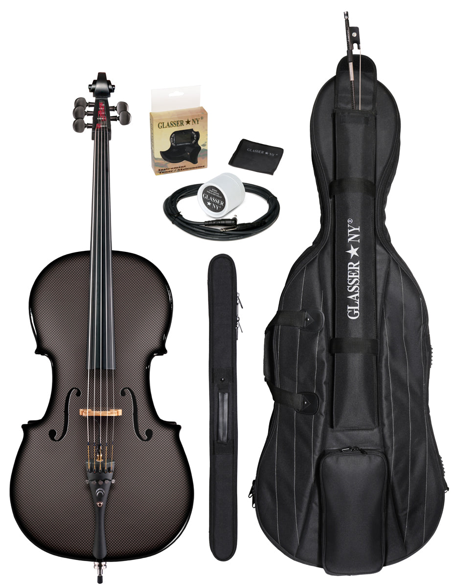 CARBON COMPOSITE ACOUSTIC ELECTRIC CELLO 4/4 5-STRING - OUTFIT