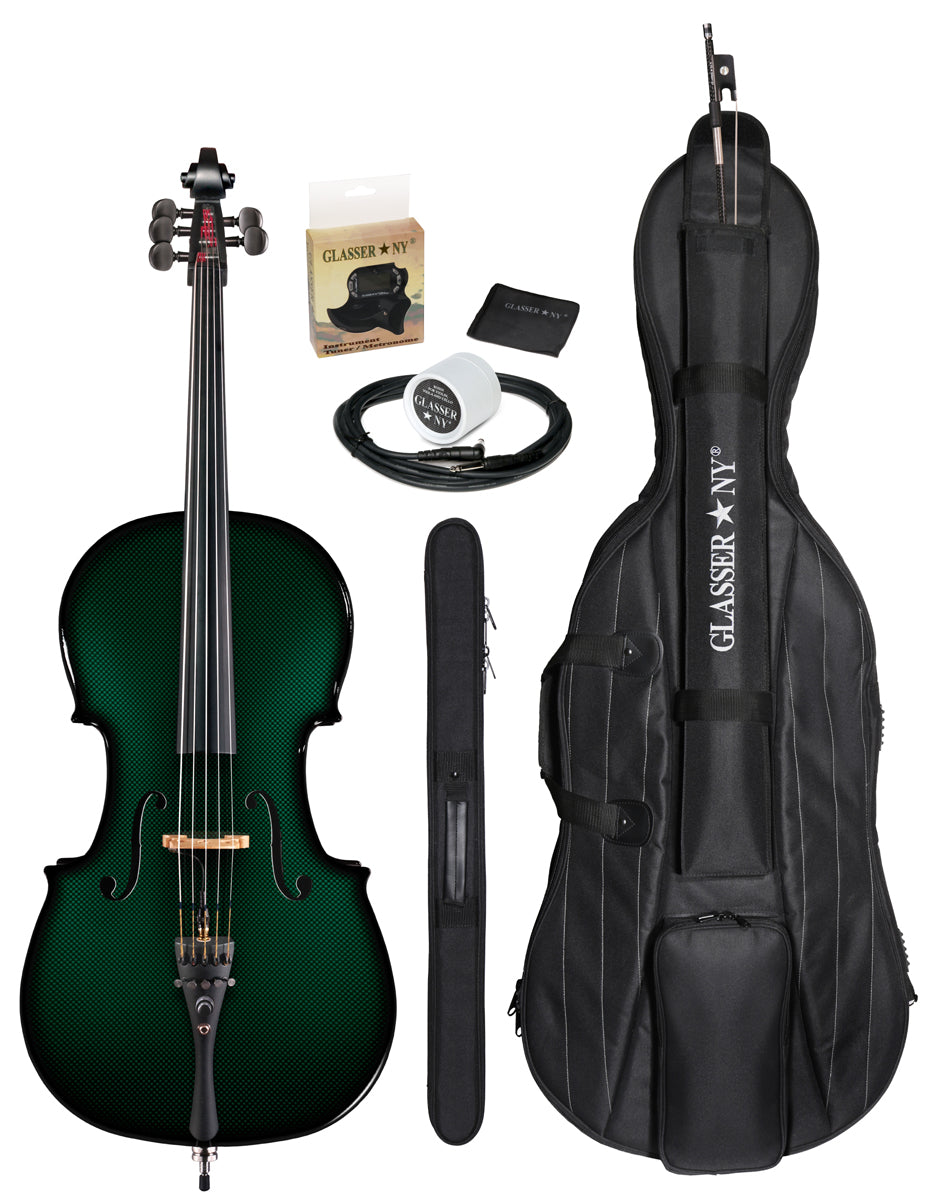 CARBON COMPOSITE ACOUSTIC ELECTRIC CELLO 4/4 5-STRING - OUTFIT