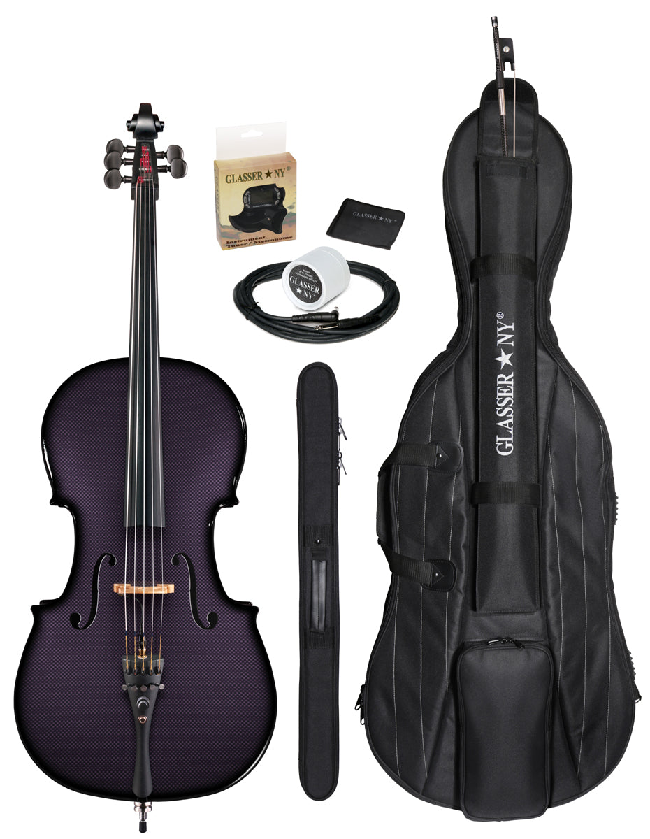 CARBON COMPOSITE ACOUSTIC ELECTRIC CELLO 4/4 5-STRING - OUTFIT