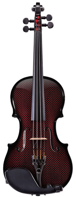 CARBON COMPOSITE ACOUSTIC ELECTRIC VIOLIN OUTFIT