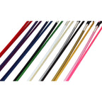 203SHCC - Violin Bow Fiberglass, Colored Stick & Hair, Half-Lined Frog Nickel Wire Grip