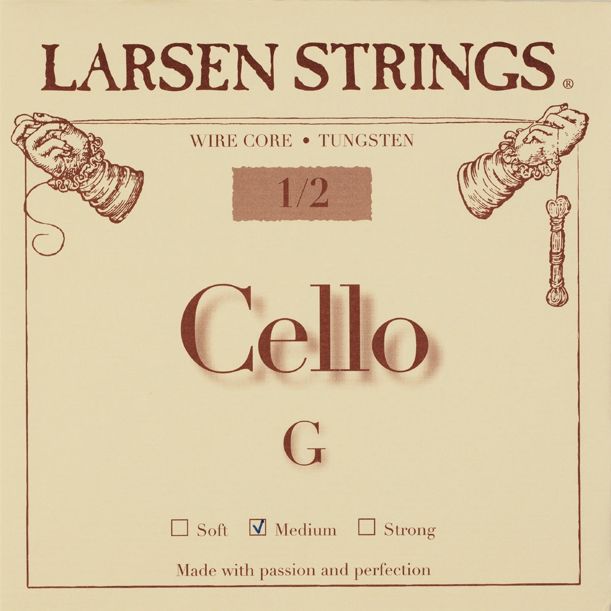 ORIGINAL CELLO G 1/2 MEDIUM WIRE CORE