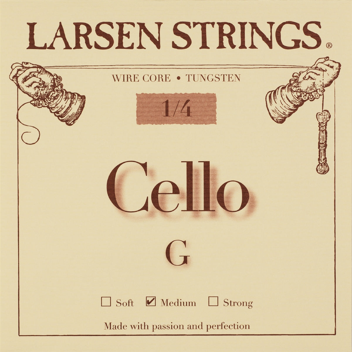 ORIGINAL CELLO G 1/4 MEDIUM WIRE CORE